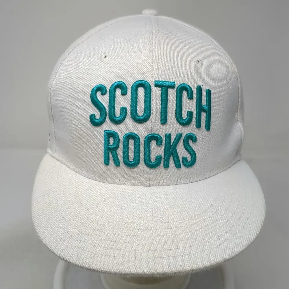 The Glenlivet Baseball Cap White One Size Scotch Rocks Snapback Acrylic hat